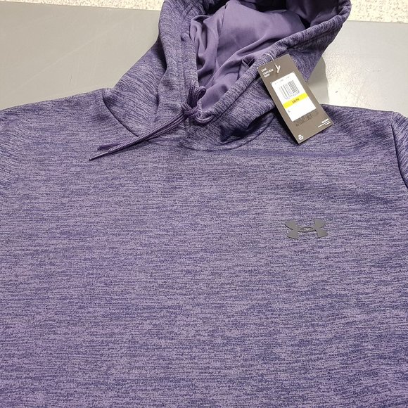 Under Armour Men's Small Fleece Hoodie - Purple - Picture 4 of 4